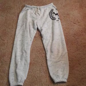 VS PINK White Sweatpants